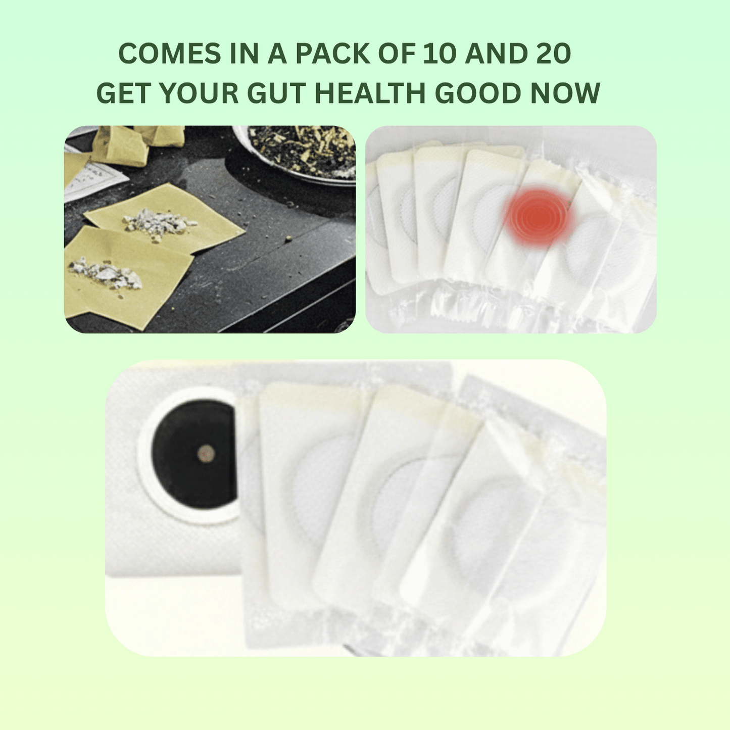 Herbal Constipation Patches - Gives Relief from Constipation and Indigestion