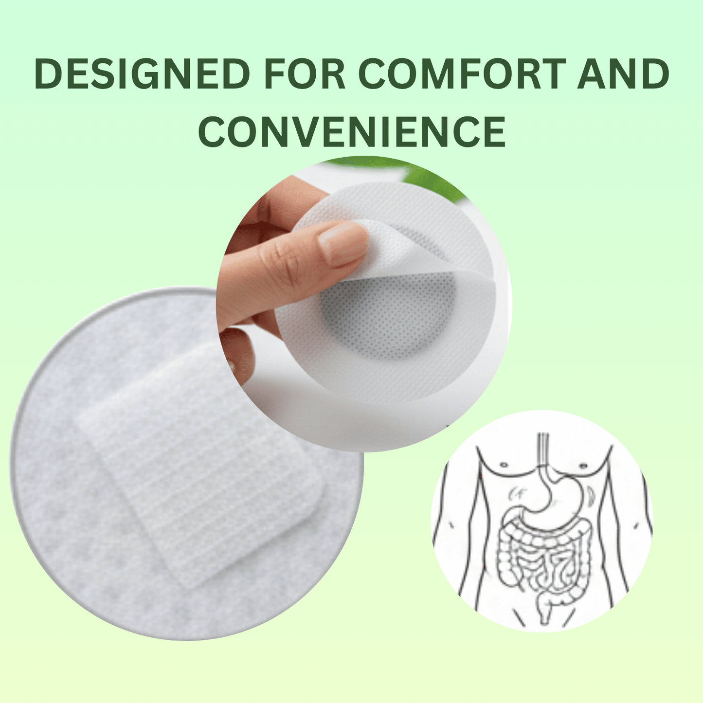 Herbal Constipation Patches - Gives Relief from Constipation and Indigestion
