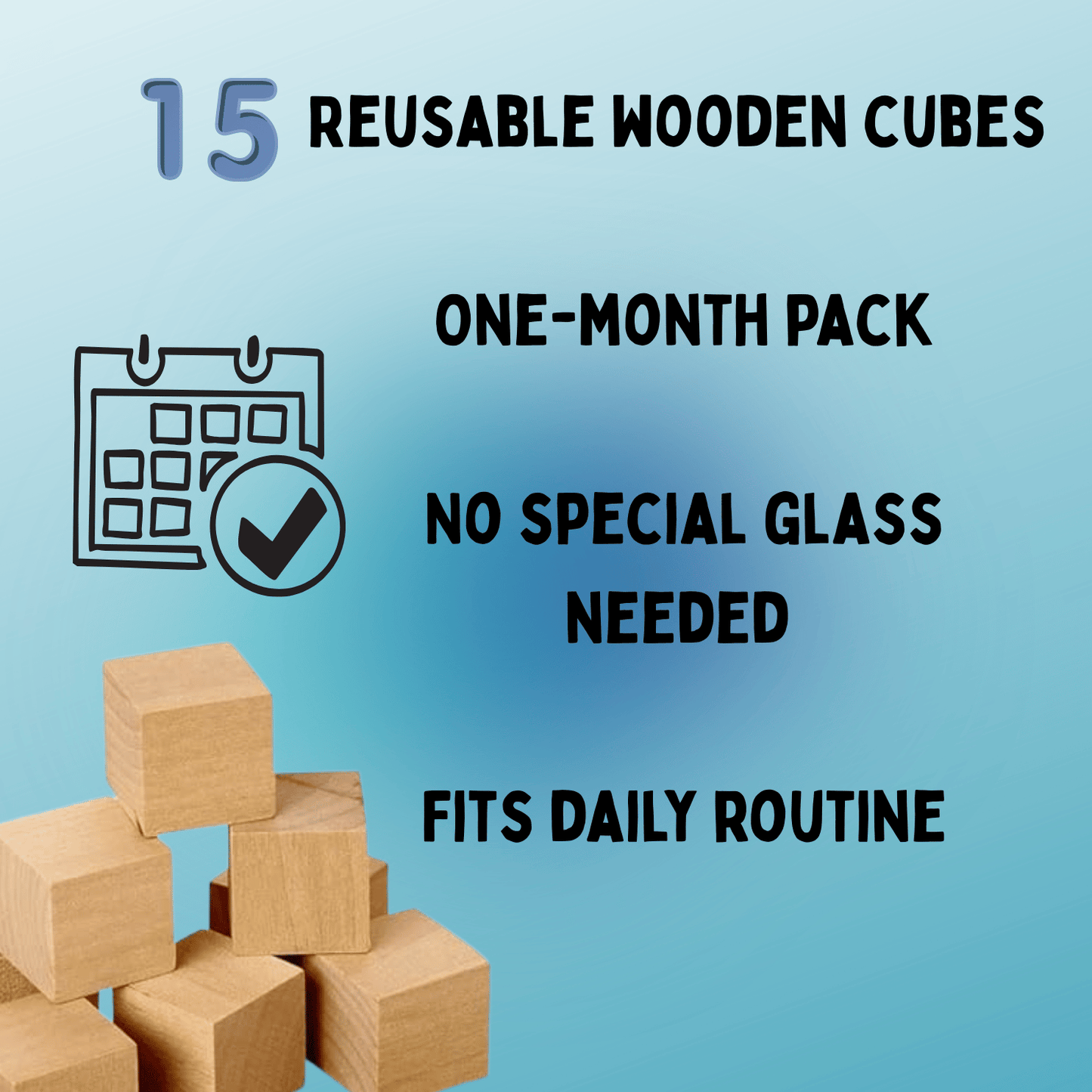 Sugar Control Vijaysar Wooden Cubes