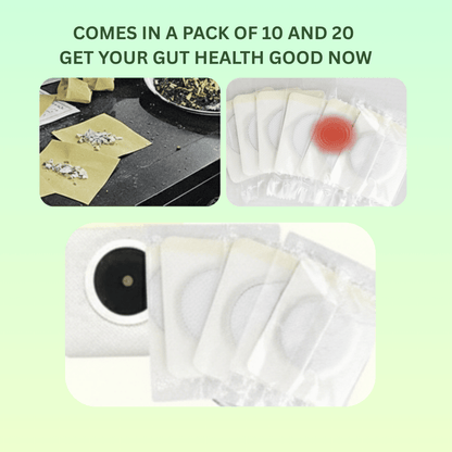 Herbal Constipation Patches - Gives Relief from Constipation and Indigestion